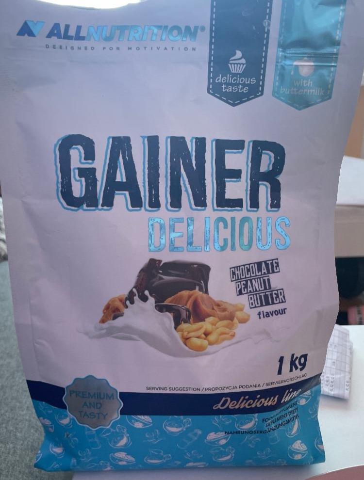 Fotografie - Gainer Delicious Chocolate Peanut butter flavour Allnutrition