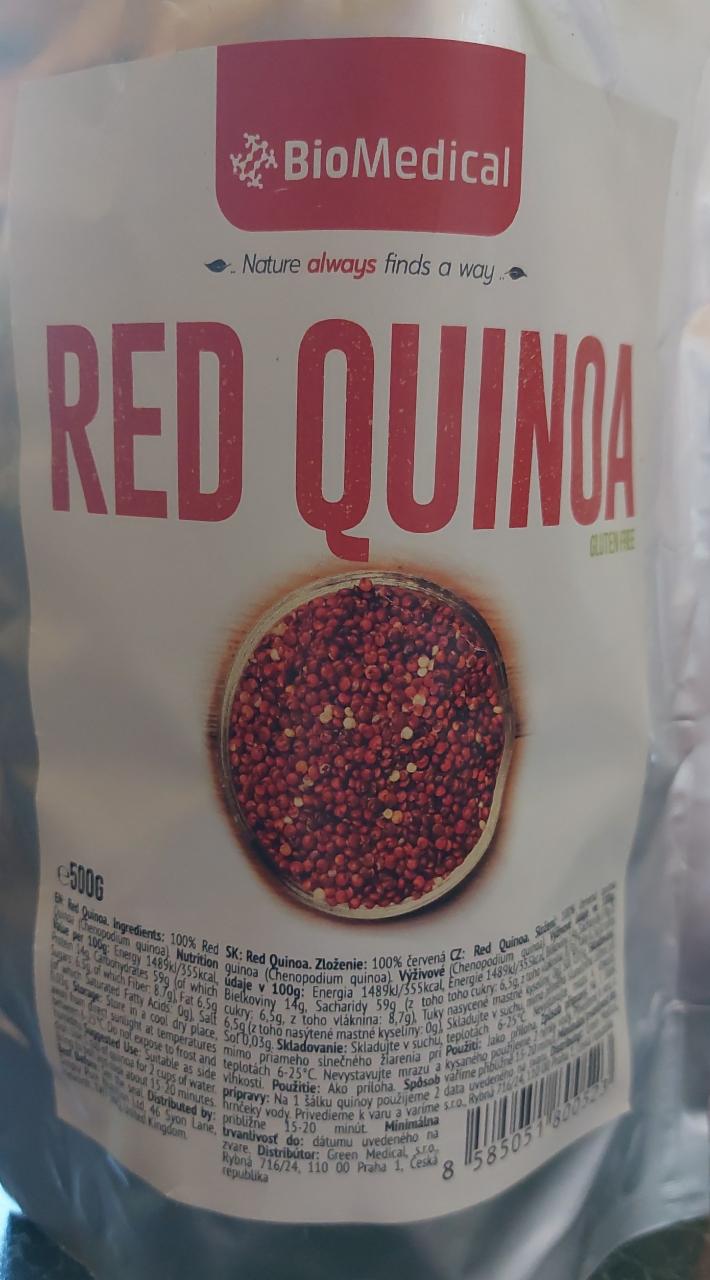 Fotografie - červená quinoa biomedical