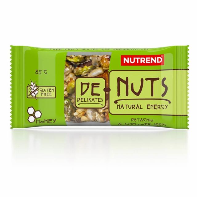 Fotografie - DeNuts pistachio & sunflower seed (pistácie a slnečnica) Nutrend