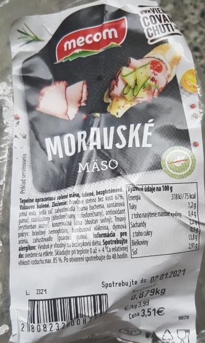Fotografie - Moravské mäso mecom