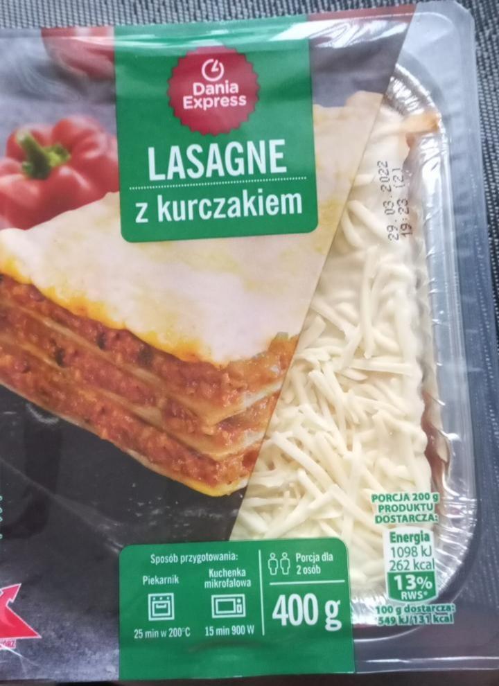 Fotografie - Lasagne z kurczakiem Dania Express