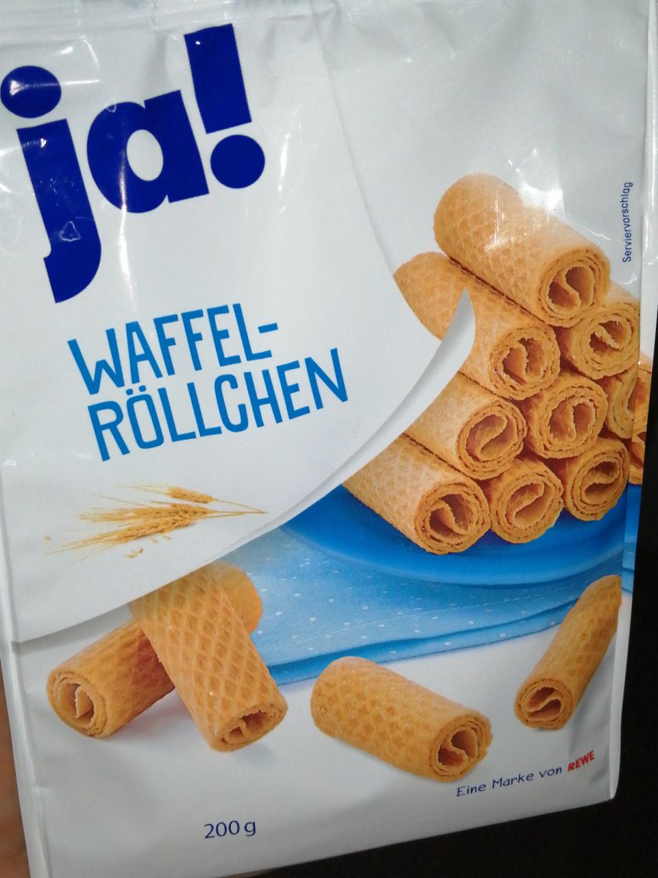 Fotografie - Ja! Waffel-röllchen