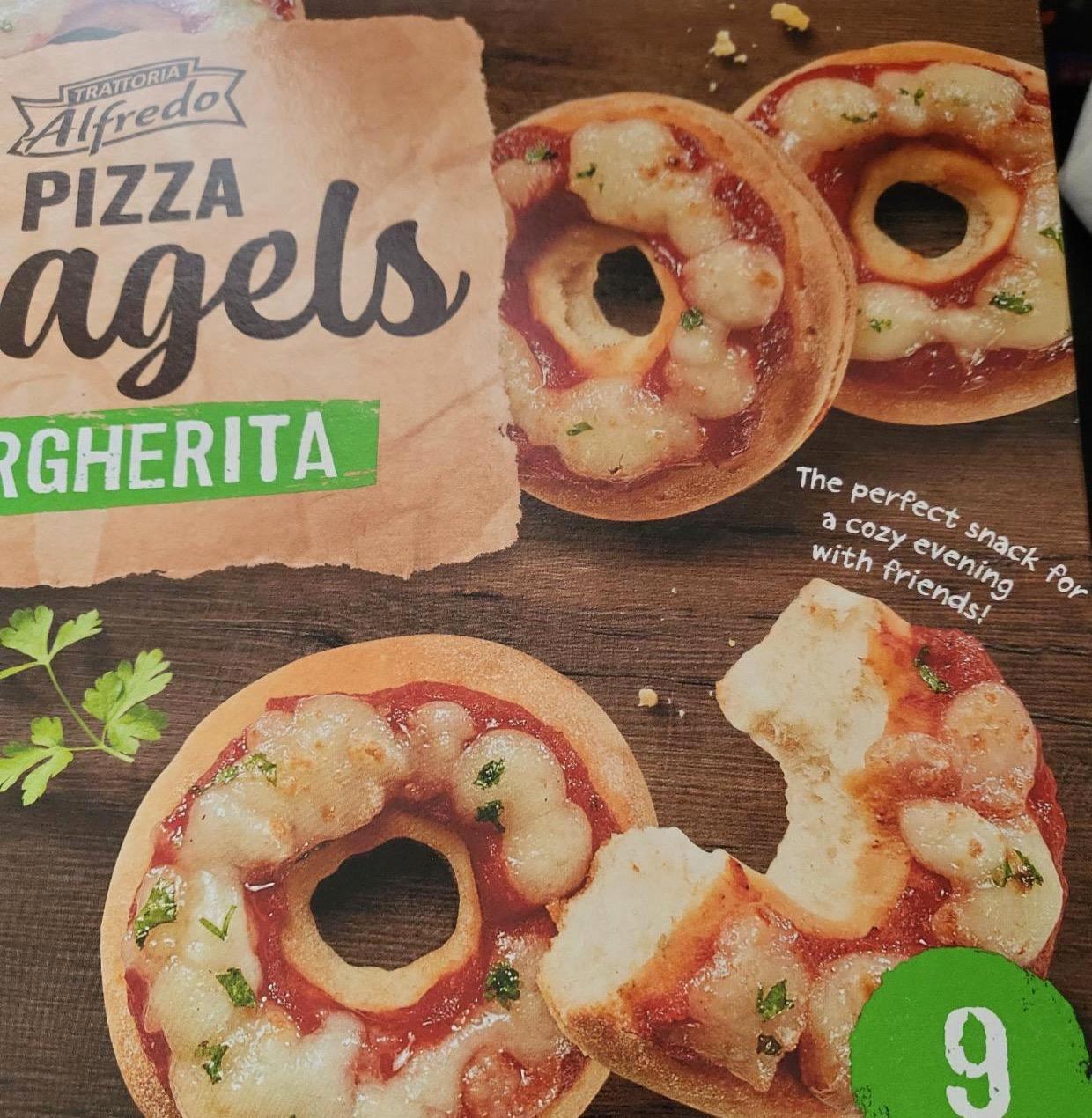 Fotografie - Pizza bagels Margherita Alfredo