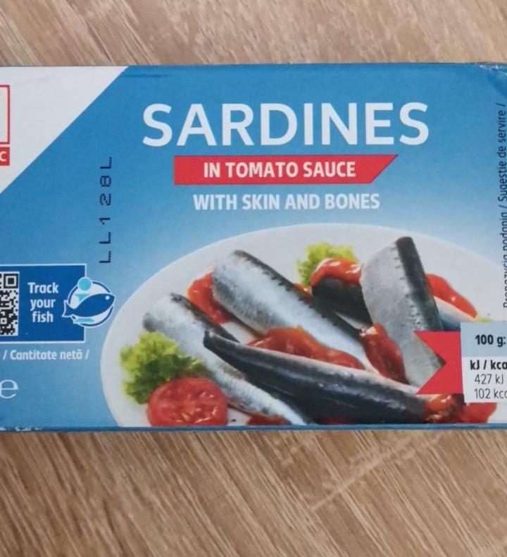 Fotografie - Sardines in tomato sauce K-Classic
