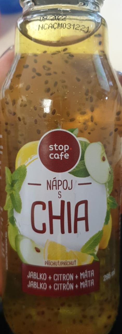 Fotografie - Stop cafe napoj s chia