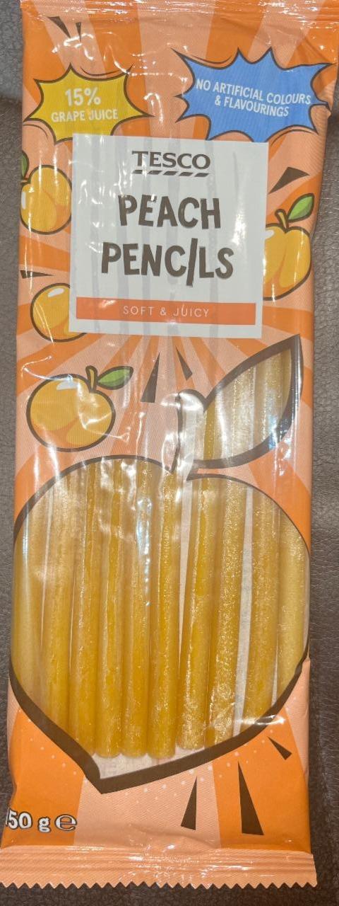 Fotografie - Pendreky peach pencils Tesco