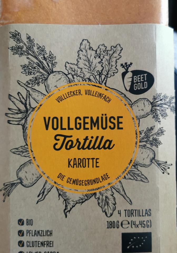 Fotografie - Vollgemüsse Tortilla Karotte Mrkvová tortilla placka