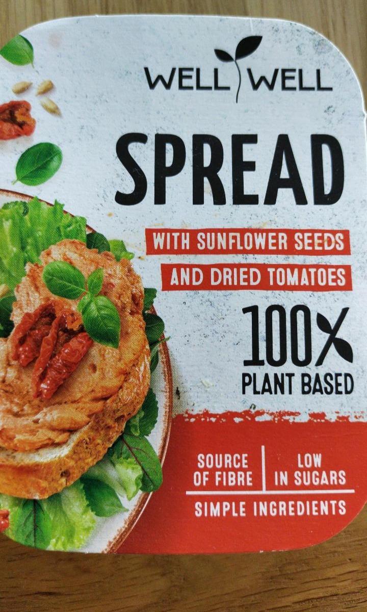 Fotografie - Spread with sunflower seeds with dried tomatos and basil