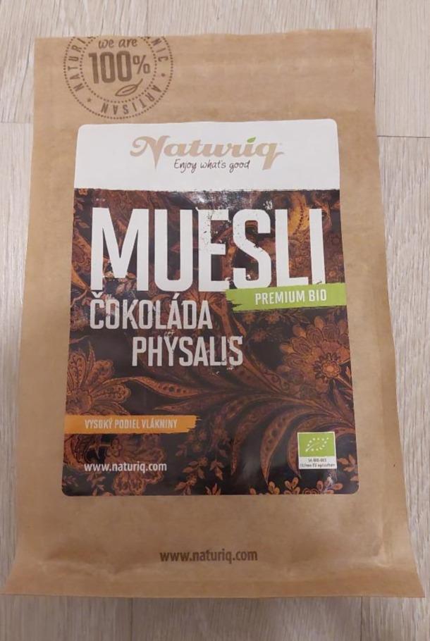 Fotografie - muesli premium bio čokoláda physalis