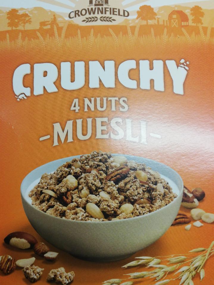 Fotografie - Crunchy 4 nuts muesli 