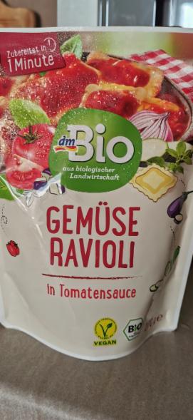 Fotografie - dmBio Gemüse Ravioli in tomatensauce