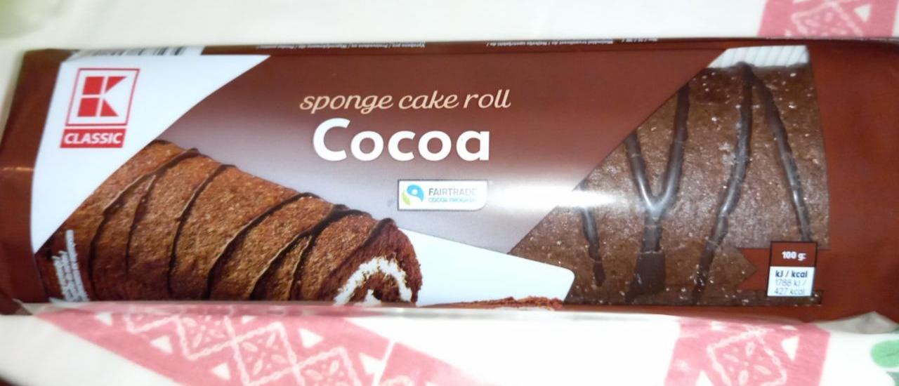 Fotografie - Sponge cake roll Cocoa K-Classic