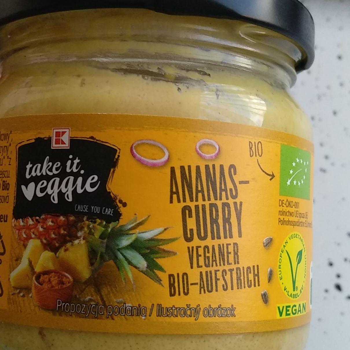 Fotografie - Ananas-Curry veganer bio-aufstrich Take it Veggie