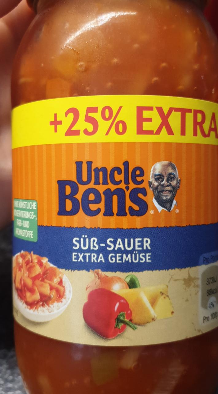 Fotografie - Uncle Bens süß sauer extra Gemüse 