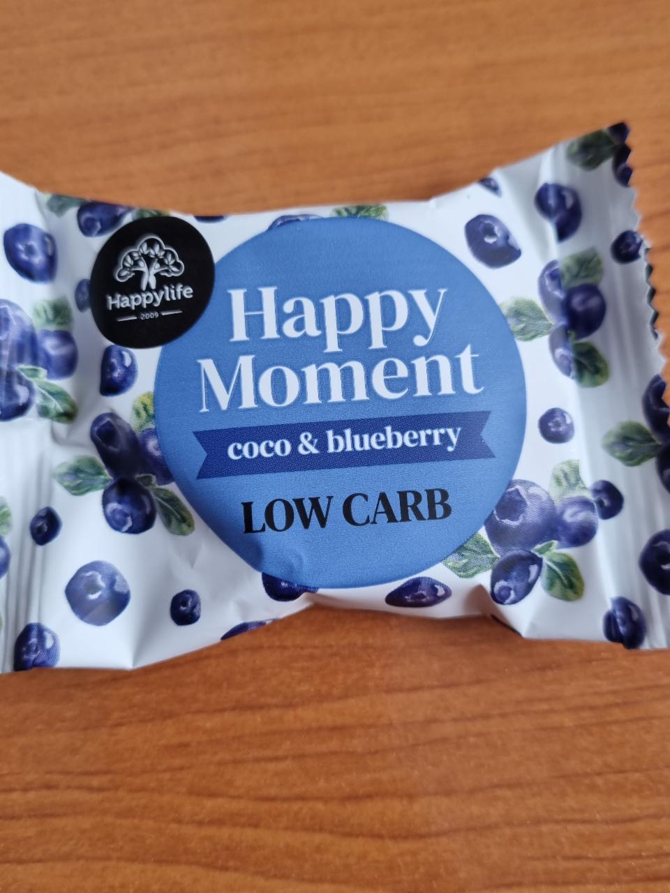 Fotografie - Happy Moment coco & blueberry Low Carb