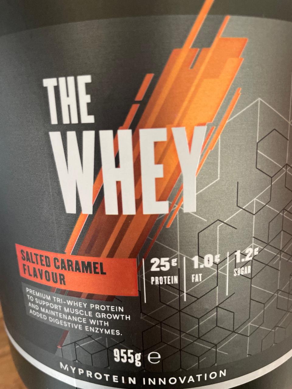 Fotografie - The whey Salted caramel flavour Myprotein