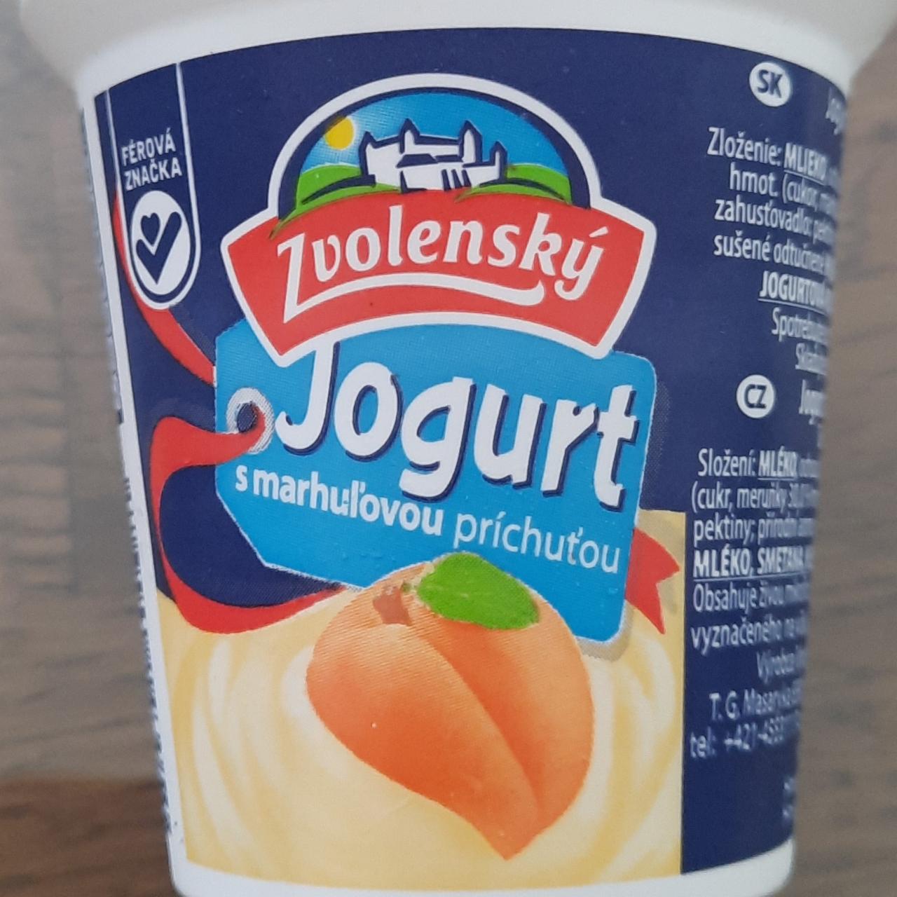 Fotografie - Jogurt s marhuľovou príchuťou Zvolenský