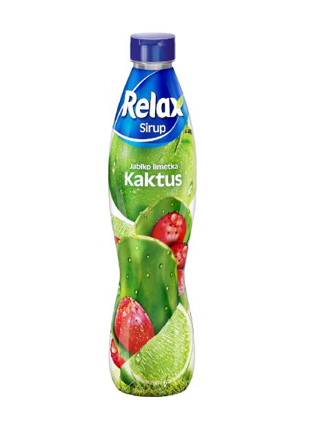 Fotografie - Relax sirup Kaktus, limetka, jablko