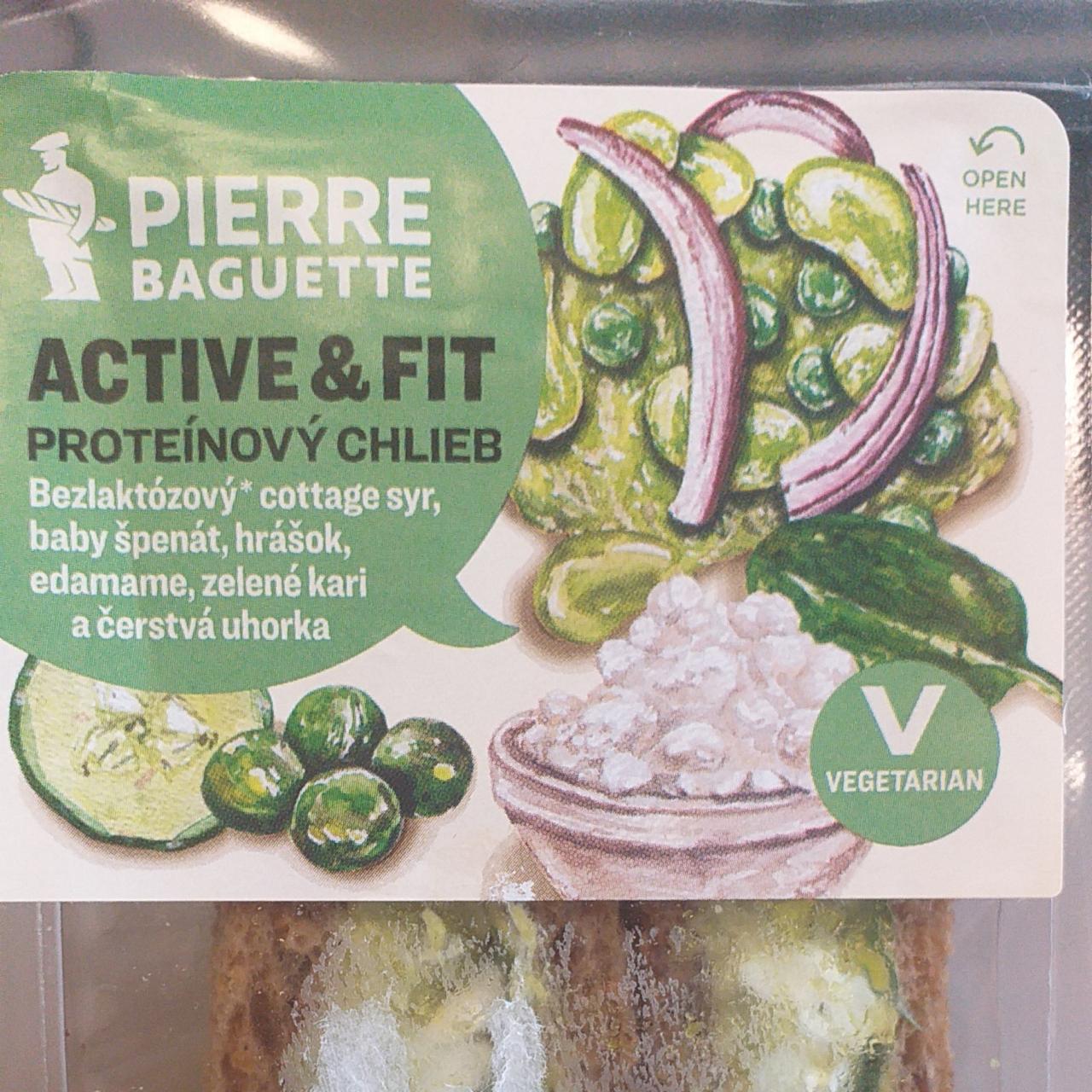 Fotografie - Active & fit Proteínový chlieb Vegetarian Pierre Baguette