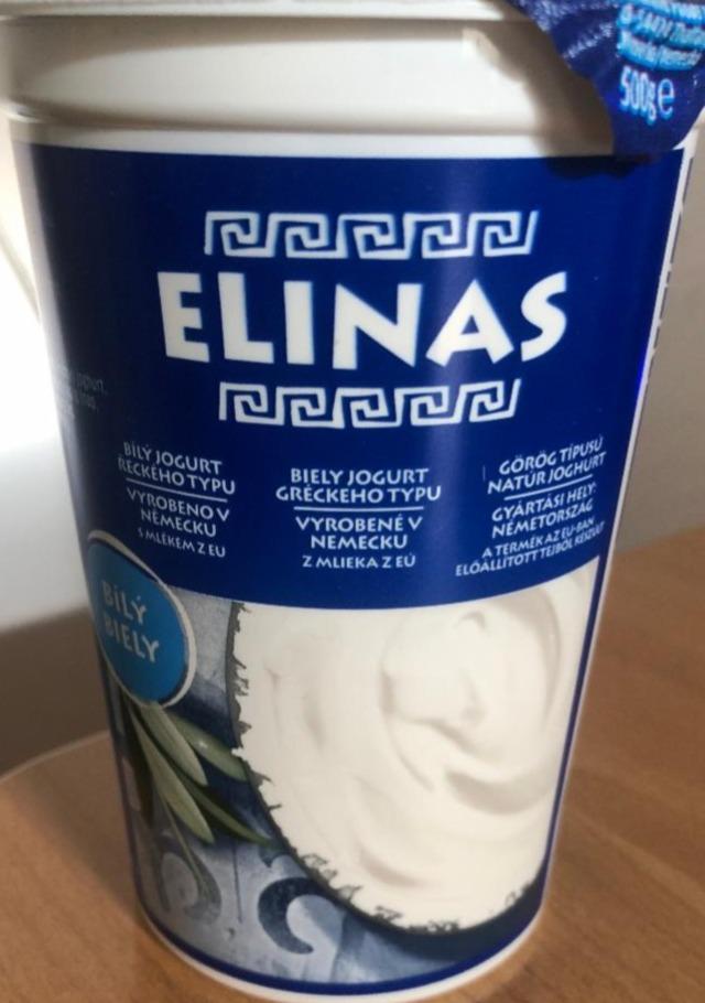 Fotografie - biely jogurt gréckeho typu ELINAS