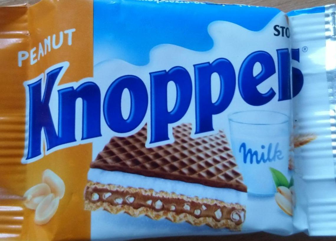 Fotografie - Knoppers peanut milk Storck