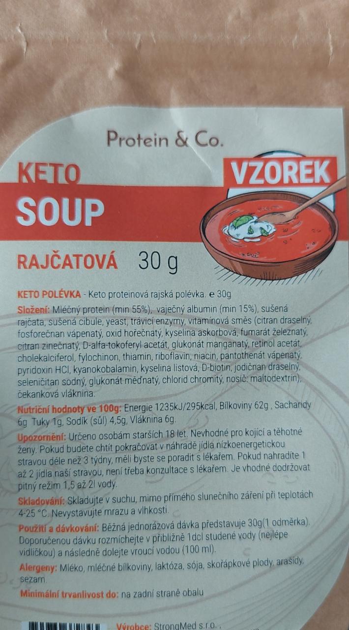 Fotografie - Keto Soup Rajčatová Protein & Co.