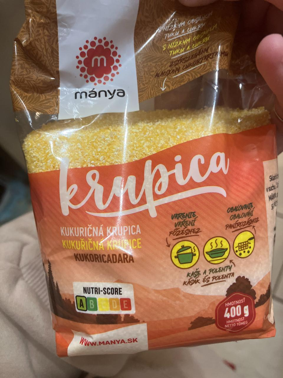 Fotografie - Kukuričná krupica Mánya