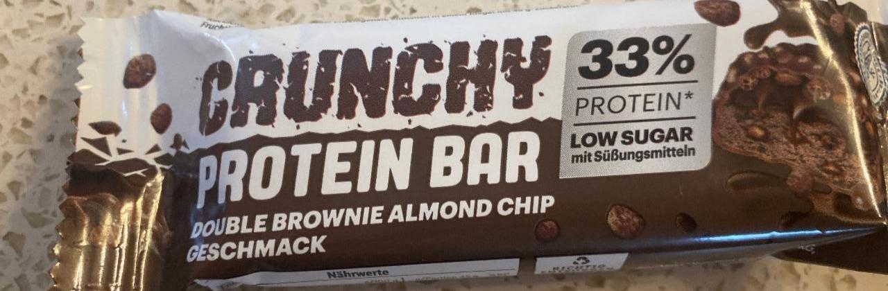 Fotografie - Crunchy Protein Bar Double Brownie Almond Chip
