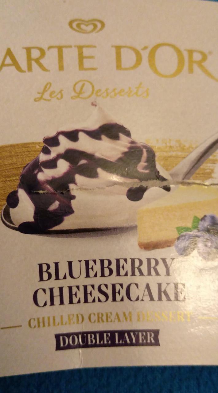 Fotografie - Blueberry cheesecake CARTE D'OR