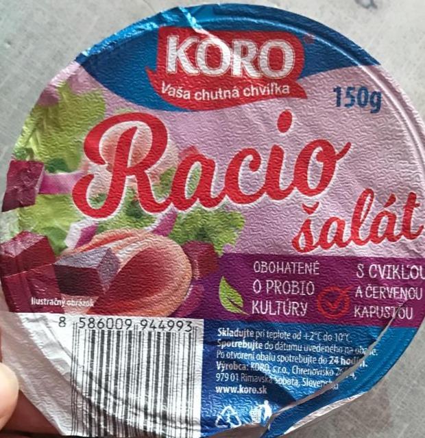 Fotografie - koro racio salat