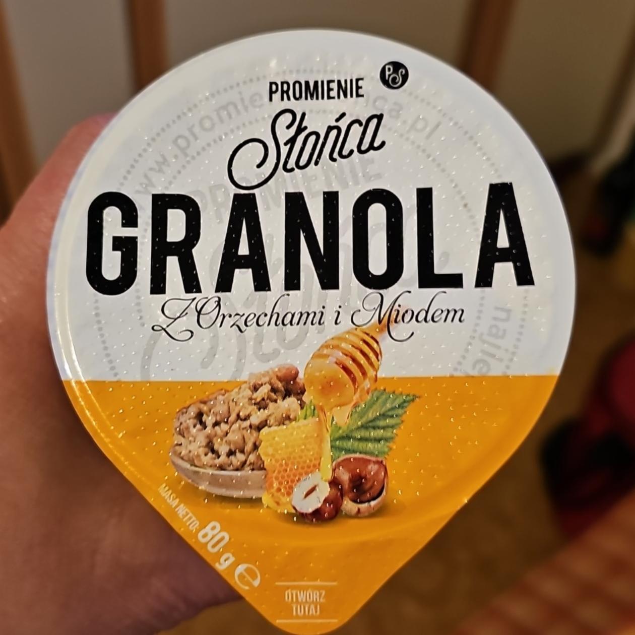 Fotografie - Granola z Orzechami i Miodem Promienie Słońca