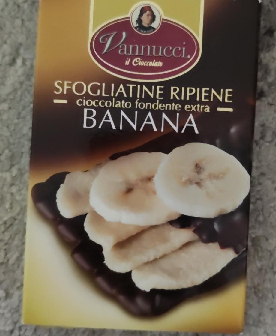 Fotografie - Sfogliatine Ripiene cioccolato fondente extra Banana Vannucci
