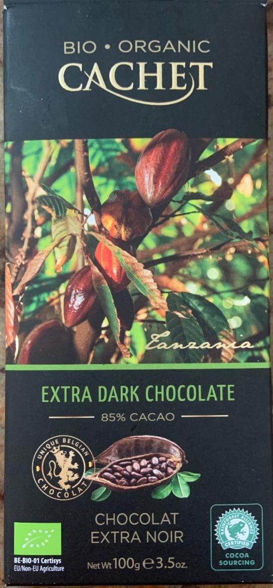 Fotografie - Extra dark chocolate 85% Cachet