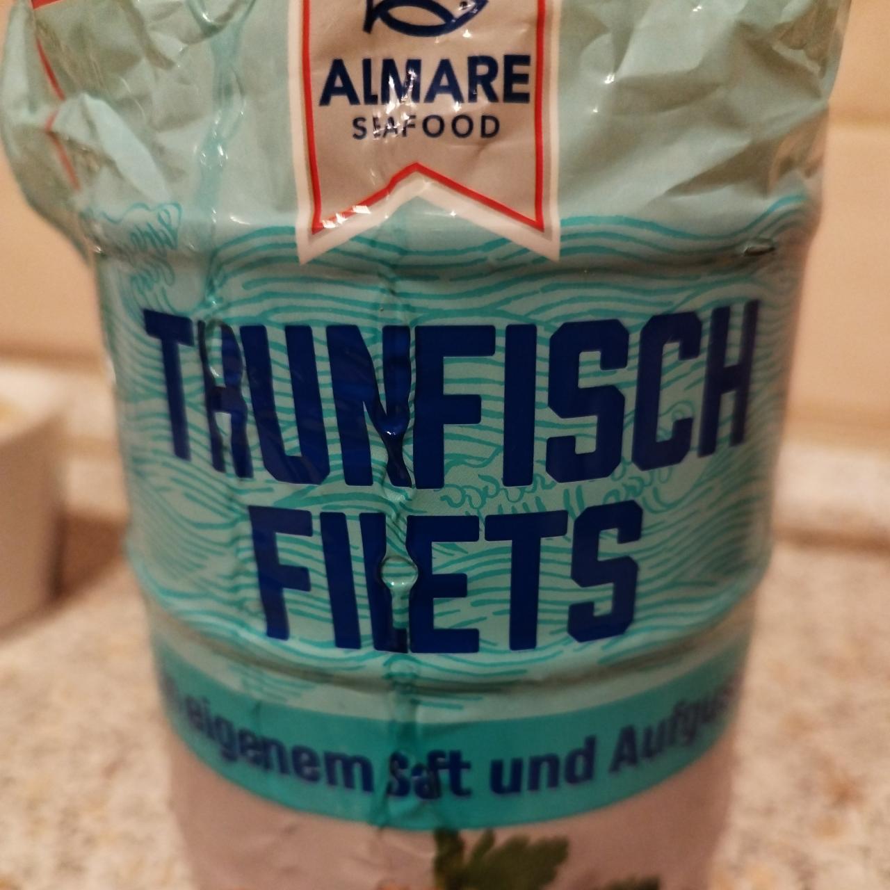 Fotografie - Thunfisch Filets in eigenem Saft und Aufguss Almare Seafood