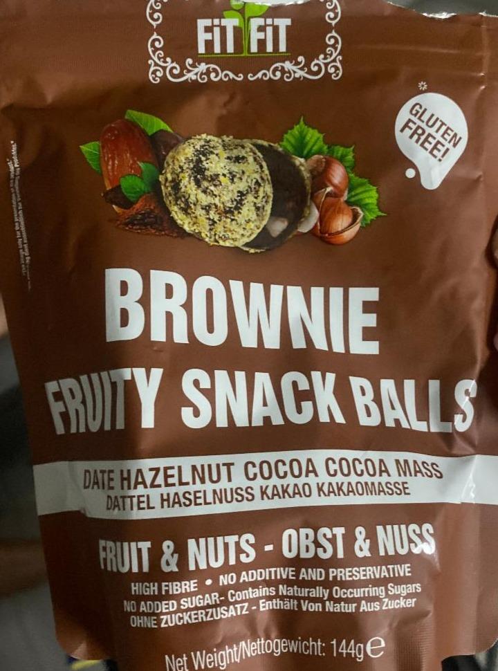 Fotografie - Brownie Fruity Snack Balls Fit Fit