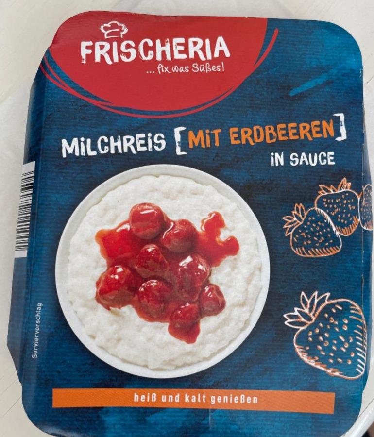 Fotografie - Milchreis mit erdbeeren in sauce Frischeria