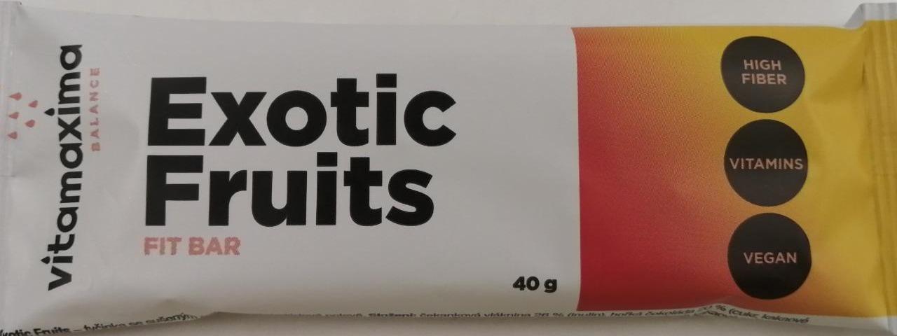 Fotografie - Exotic Fruits FIT BAR vitamaxima balance