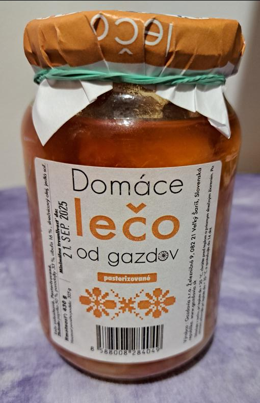 Fotografie - Domáce lečo od gazdov pasterizované