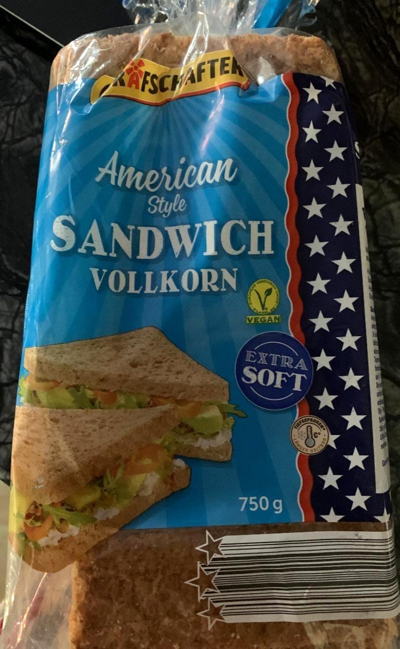 Fotografie - American Sandwich vollkorn