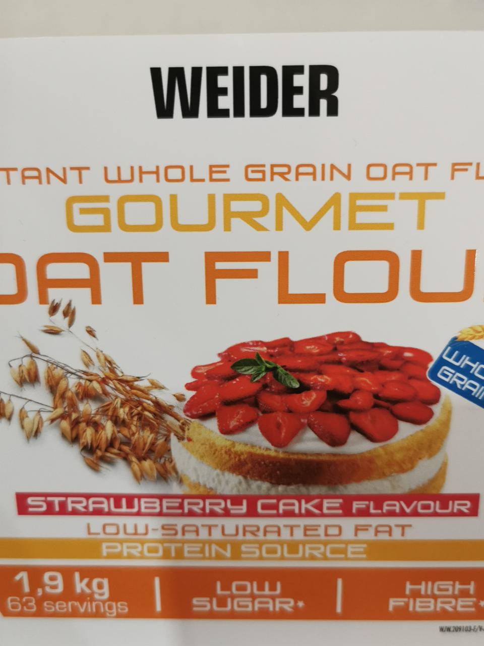 Fotografie - Gourmet oat flour Strawberry cake Weider