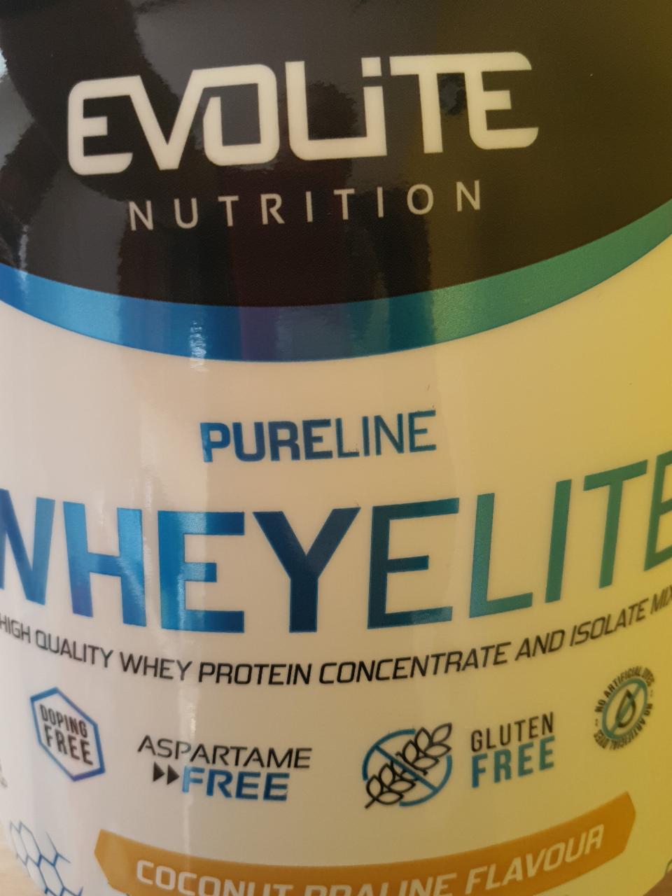 Fotografie - EVOLITE WheyElite Coconut Praline