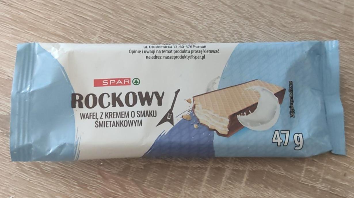 Fotografie - Rockowy Wafel z kremem o smaku smietankowym Spar