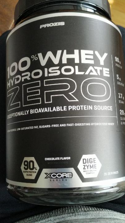 Fotografie - Prozis 100% whey hydroisolate zero Chocolate