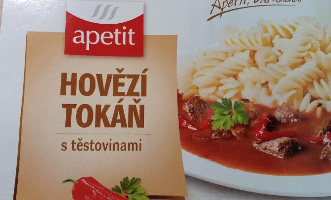 Fotografie - Apetit Hovädzí tokáň s cestovinami