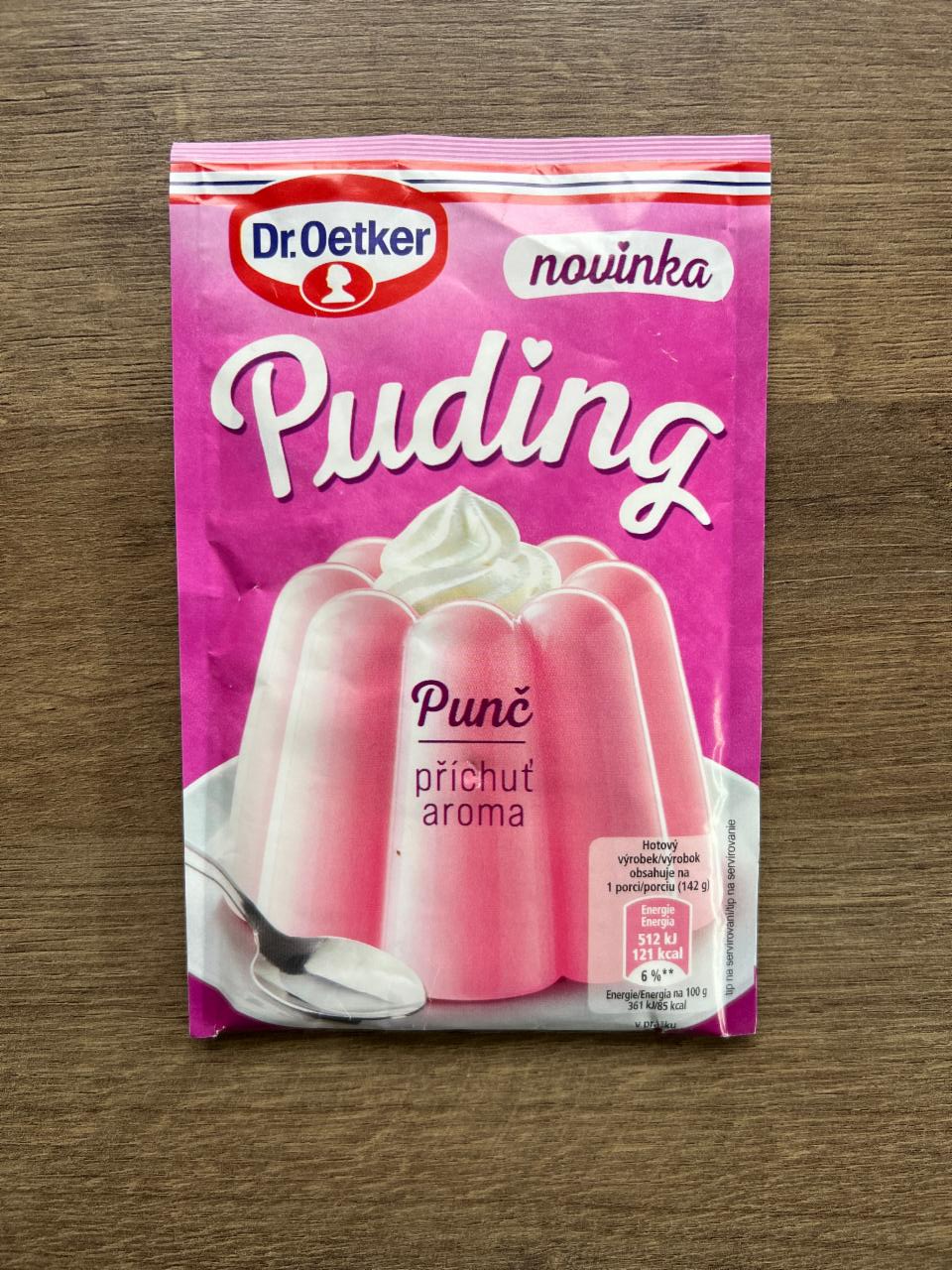 Fotografie - Puding Punč Dr.Oetker