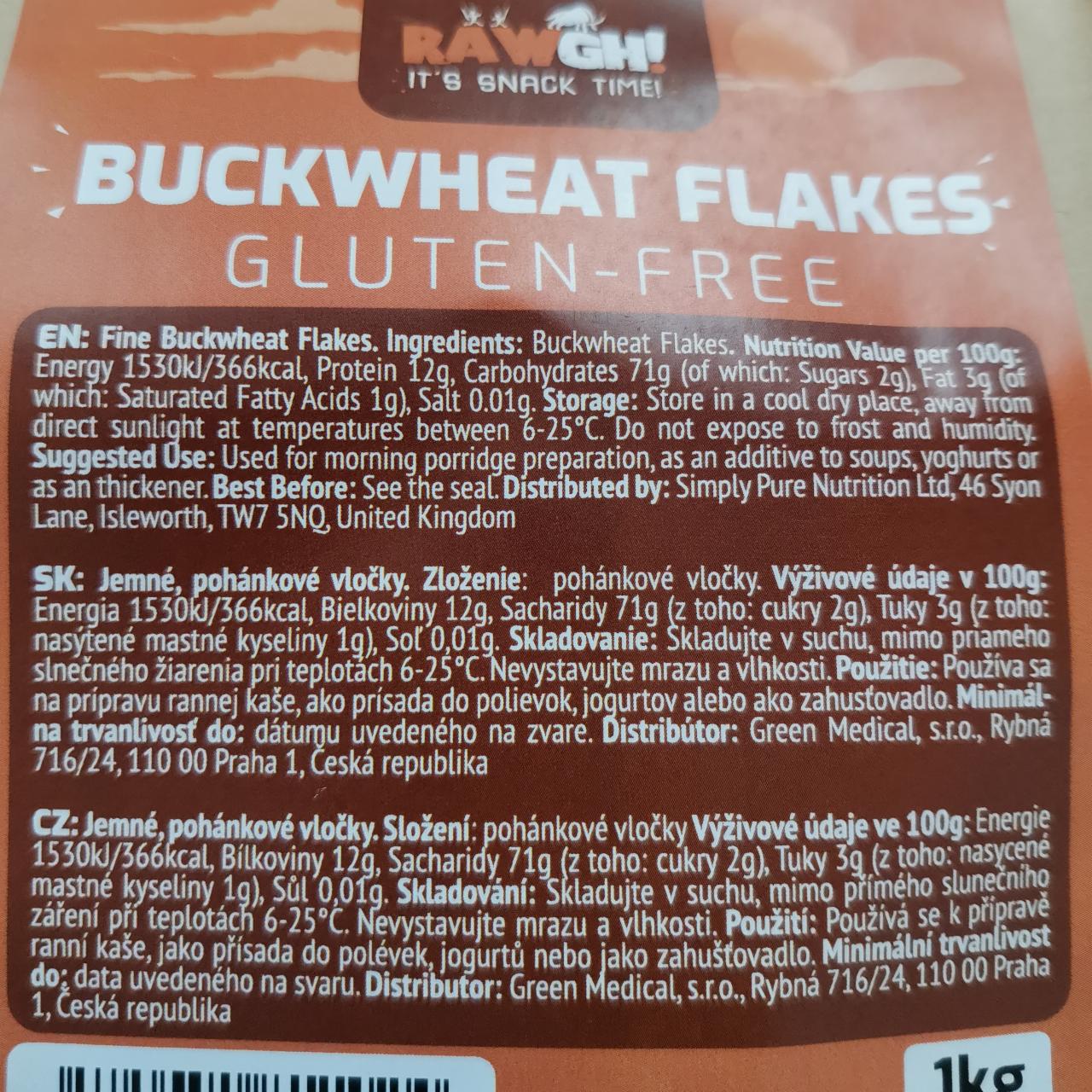 Fotografie - Buckwheat Flakes Gluten-free Rawgh!