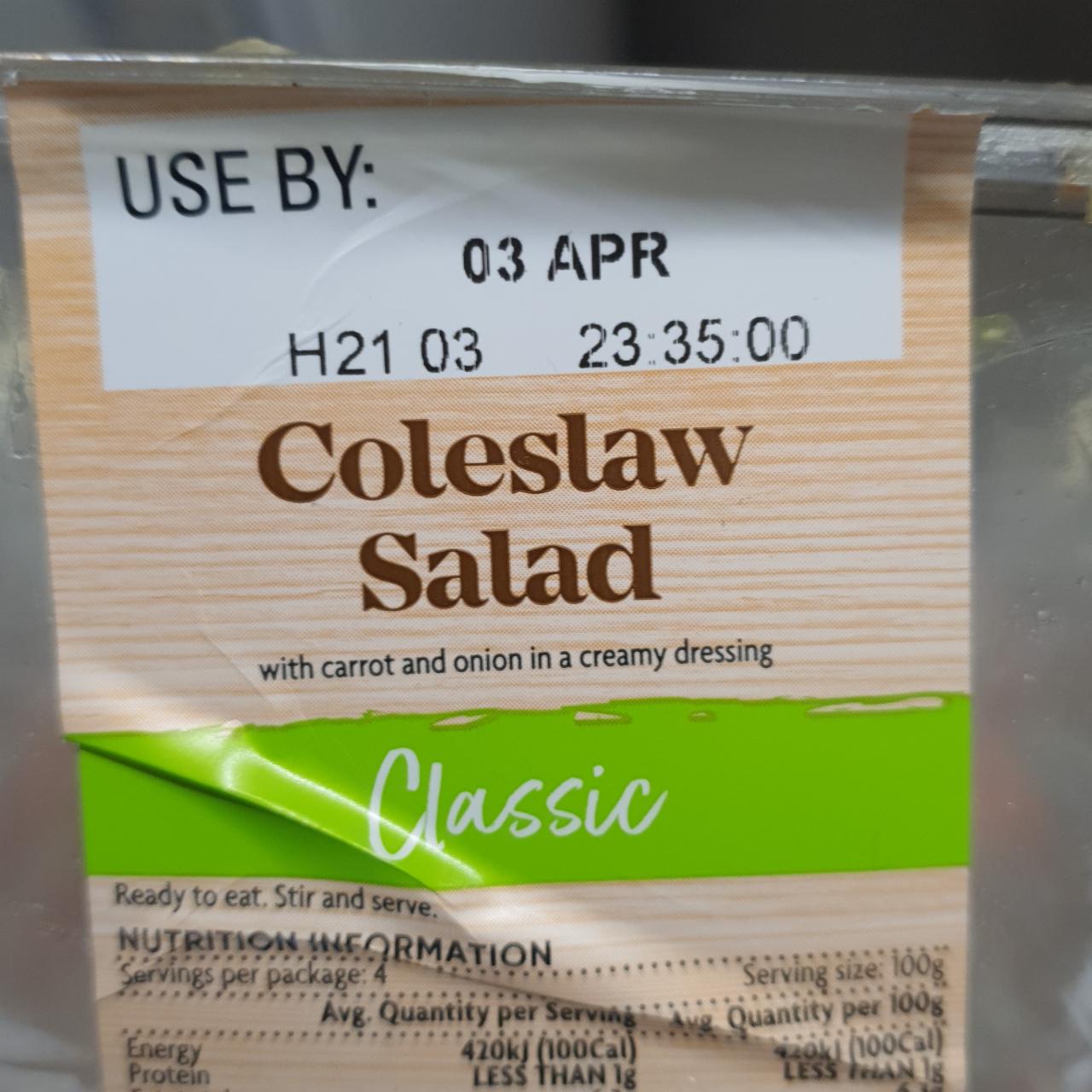 Fotografie - Coleslaw salad Classic Coles