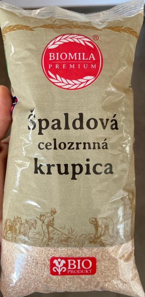 Fotografie - špaldová krupica celozrnná Biomila