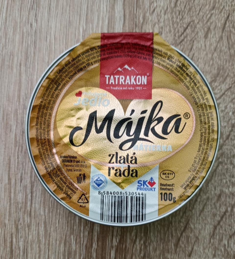 Fotografie - Májka nátierka Zlatá rada Tatrakon