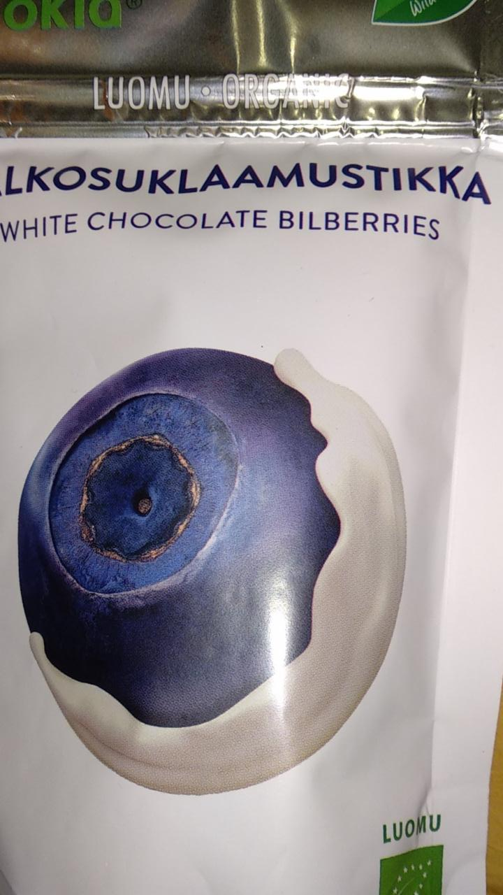 Fotografie - Biokia White chocolate bilberries